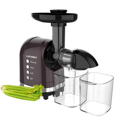 China Single Low Speed ​​Grass Masticating Wheat Extractor Machine Slow Juicer Machine Food Juicer Extrusion Juicer for sale