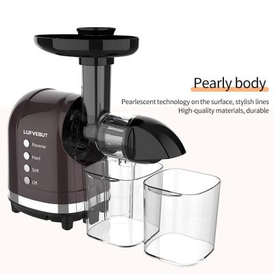 China Unique Low Speed ​​Silent Running Orange Slow Extrusion Food Grade 150W Juicer Extractor Machine for sale