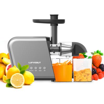 China Low Speed ​​Single Extrusion LUFVEBUT 150w Automatic Industrial Cold Press Juicer Slow Commercial for sale