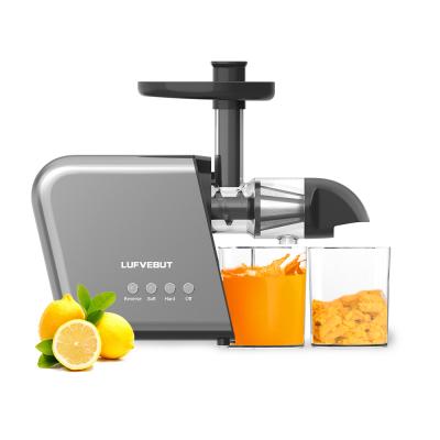 China Single Extrusion 150W Low Speed ​​Slow Juicer Whole Fruit Slow Masticating Juicer Portable Blenders for sale