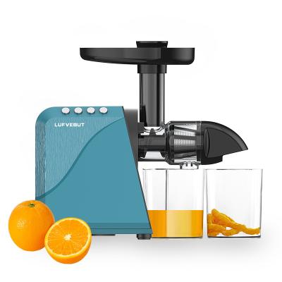 China Single Extrusion 200W AC Motor Low Speed ​​Orange Vegetable Fruit Home Electric Automatic Slow Pressed Juicer for sale