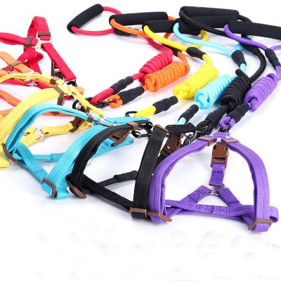 China Sustainable No Pull Dog Harness Adjustable Soft Comfortable Colorful Dog Walking For Small Medium Large Dogs for sale