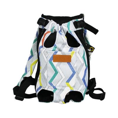 China Fashion Viable Wholesale Cats Strollers Dogs Legs Canvas Carrier Camping Traveling Backpack for sale