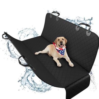 China Waterproof Dogs Oxford Dog Car Seat Cover Hammock With Side Fins Trucks Backseat Covers With Side Fin for sale