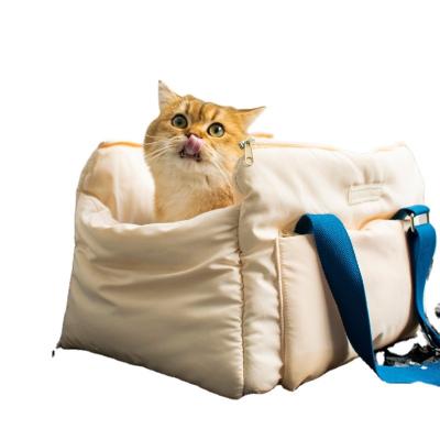 China Comfortable Portable Soft-sided Walking Stored Travel Pets Sling Carrier Coming Out Deeper Comfortable Bag Cats for sale