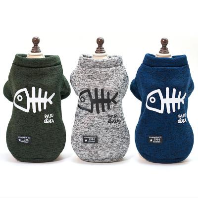 China Viable Soft Thickening Cotton Pet Shirts Warm Soft Clothes For Puppy Indoor Outdoor Small Medium Kittens for sale