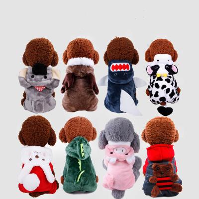 China Pet Viable Soft Warm Coral Shirts Fleece Cosplay Cozy Clothes For Puppy Outdoor Indoor Medium Small Teddy for sale