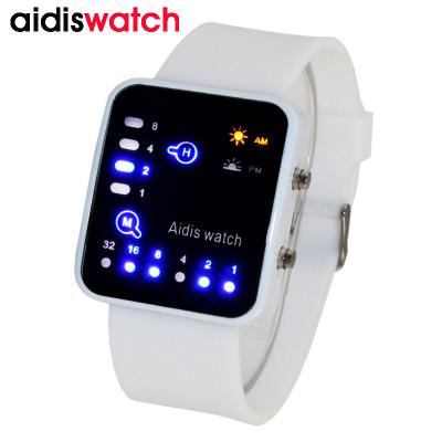 China Fashion LED Date Watch Silicone Children Student Jelly Couples Waterproof Electronic Leisure Creative Automatic Binary Sports Smart Watch Wholesale for sale