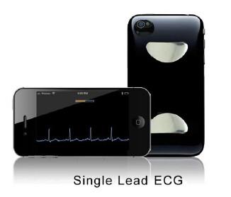 China Portable Bluetooth Cardiac Check Recorder Case Mobile ECG Monitor for sale