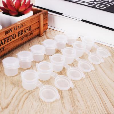 China 2ml*6 3ml*6 5ml*6 Empty Paint Strips Mini Empty Paint Pots Paint Cup Jars For Painting Art for sale