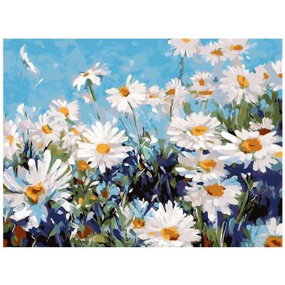 China New Professional Classical/Postmodern Decor Maker Oil Painting,Easy Hand Painted Flower Painting By Numbers for sale