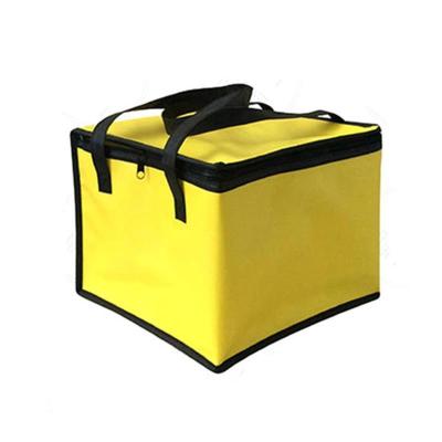 China Hot Sale Food Delivery Folding Nonwoven Cooler Bag Insulated Thermal Cooler Lunch Bag for sale