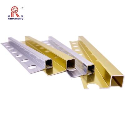 China Modern Material Stone Tile Border Ceramic Edge Accessories Aluminum Trim Corners for sale