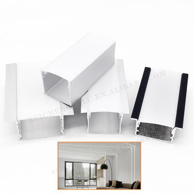 China Decorations Lightweight Aluminum Curved Led Extrusion Drywall Corner Shape Tile Trim Profile for sale