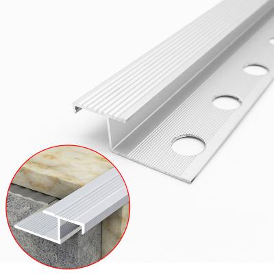 China Modern Flexible Brass Marble PVC Step Accessories Tile Trim Corner Bamboo Plastic Treads Aluminum Stair Flair for sale