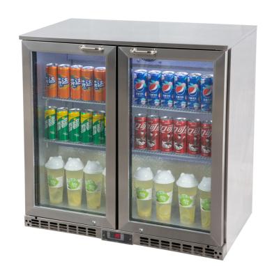 China Single-Temperature Commercial Fridge Upright Glass Door Beverage Display Fridge for sale