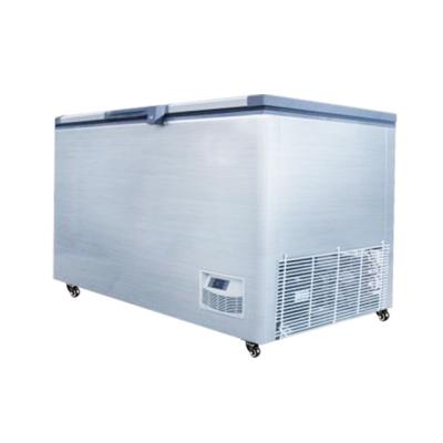 China Commercial Large Door Hotel Sun Capacity Double Door Open Absorption Chest Freezer for sale