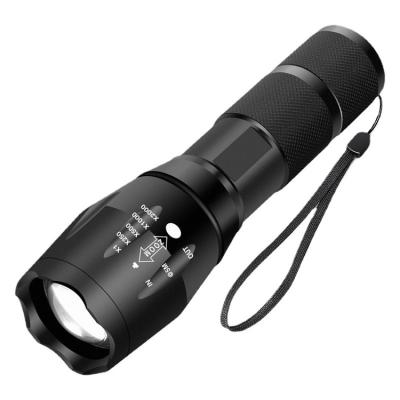 China Zoomable Led Light OEM High Efficiency Waterproof Search Aluminum Torch Led Outdoor Portable Flash Light Powerful Tactical Diving Flashlights for sale