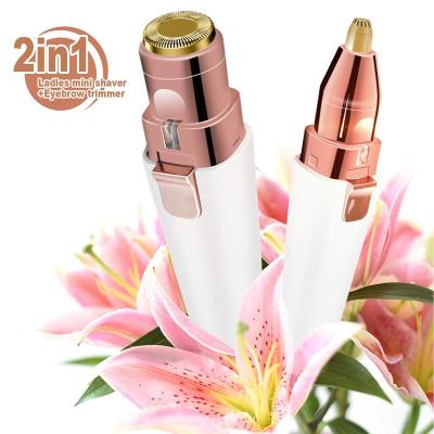 China Hair Epilator Mini electric eyebrow trimmer hair removal electric eyebrow trimmer for women for sale