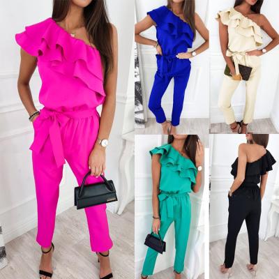 China Breathable 2023 Ladies Onesie Streetwear Strapless Casual Jumpsuit Plus Size Summer Clothes One Piece Overalls For Women for sale