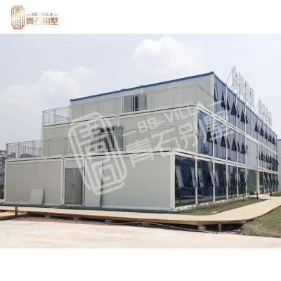 China Modern cheap anti-seismic portable conference office dwellings heat insulation moisture fire modular house for sale for sale