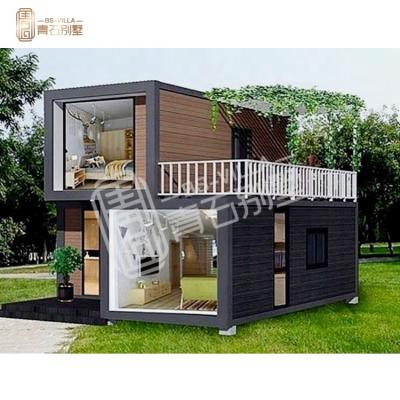 China Customized Two Story Easy Installation Modern Luxury Container House Modern Luxurious Modern Container House for sale