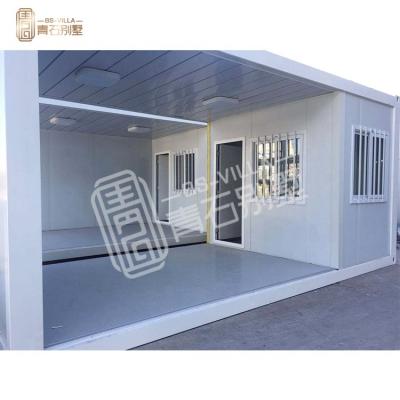 China Fast Expandable Prefab Concrete Buildings Self Expanding Mobile Portable Cafe Movable Self Assembly Fast Container House for sale