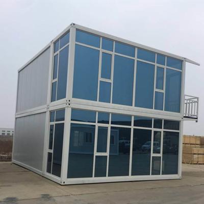 China Prefab Container House Eco-friendly Professional Building Food Container Glass Wall Container House for sale