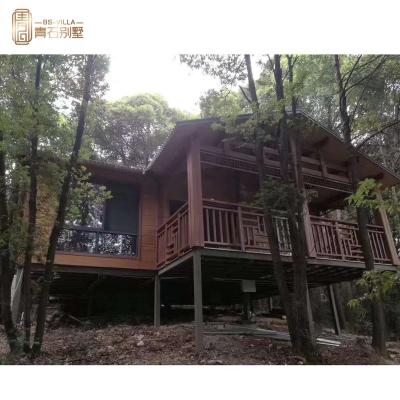 China China Anti-Seismic Prefab Light Steel Villa Luxury Concrete Villa Homes Low Prices For Sale for sale