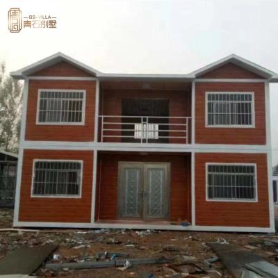 China Cheap modern anti-seismic all-in-one prefab easy prefab villa tiny house and light steel framed luxury villa for sale