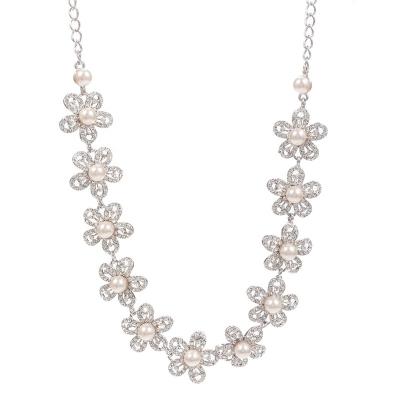 China New Design Hot Sale Fashion Metal Delicate Wedding Necklace For Gift for sale