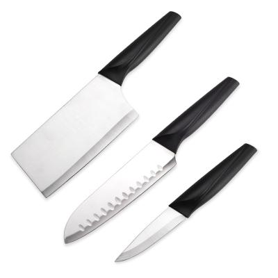 China Viable Fruit Vegetable Slicing Chef Knife Kitchen Slicing Knives With Stainless Steel Handle Chef's Knife Set for sale