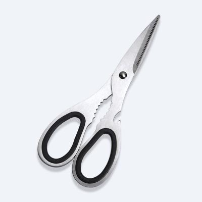 China Multi Purpose Professional Multi Purpose Stainless Steel Poultry Silicone Fish Cutting Purpose Universal Stainless Steel Kitchen Scissors for sale