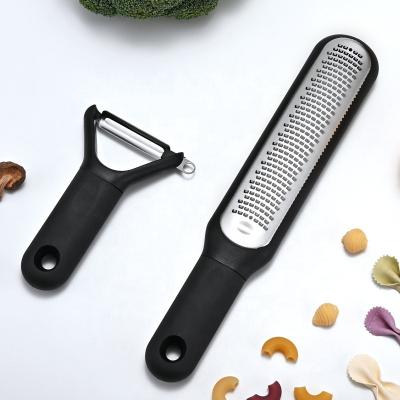 China High Quality Sustainable Kitchen Cover Stainless Steel Chocolate Lemon Plastic Fruit Ginger Cheese Grater for Kitchen for sale