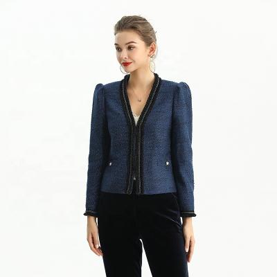 China J189 Anti-wrinkle women luxury coats office business blazer jackets elegant lady coats for young women for sale