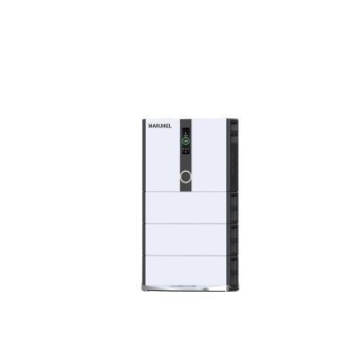 China Home Solar Energy Storage 15.12kWh Home Energy Storage system all in one   hybrid inverter 5kw  MPPT 6kw   white color for sale