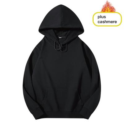 China Custom windproof printing or SHUMON logo screen embroidery accept mens gym black sweatshirt hoodies with hood for sale