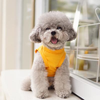 China Stocked Dog Shirts Pet Clothes Printed With Letters Summer Printed Funny Pet T-shirts Cool Soft Puppy Shirts Breathable Equipment Dog for sale