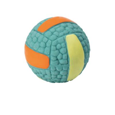 China Viable SHUMON Latex Squeaky Dog Toys Soft Squeak Balls For Small Medium Large Puppy Dogs for sale