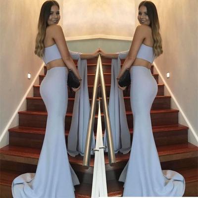 China Anti-Static Floor Length Two Pieces Ladies Ball Dresses One Shoulder Mermaid Stunning 2023 Prom Dress for sale