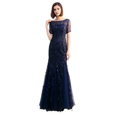 China Anti-Static High quality mesh sexy fishtail dresses summer evening dress Wholesale high quality Sequin Plus Size lace prom dress summer for sale