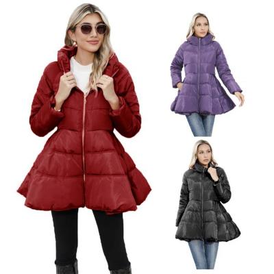 China Anti-Shrink Wholesale Women Long Jacket Outwear Trend Jacket Slim Parkas Padded Casual Fashion Female High Quality Warm Plus Size for sale