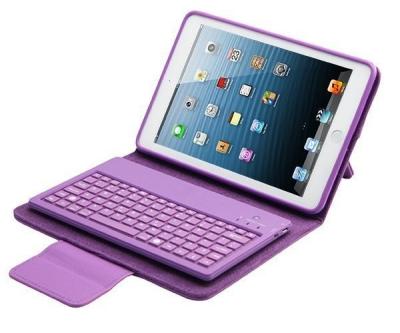 China ABS Removable Wireless Bluetooth Tablet Keyboard Cases For iPad Mini Durable for sale