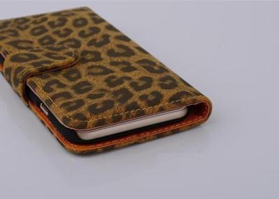 China Ultra Slim Leopard Cell Phone Wallet Cases For Iphone 6( 4.7 ) 6 Plus 5s for sale