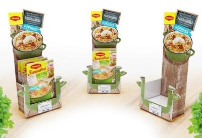 China Special  Cardboard  Displays For Flavouring Food for sale