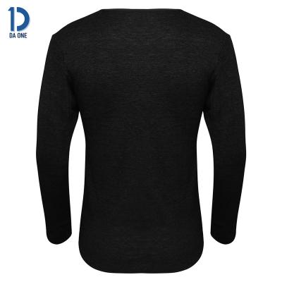 China New Product Anti Static Extra Warm Thermostatic Heating Viscose Fabric Long Sleeve Thermal Top for sale