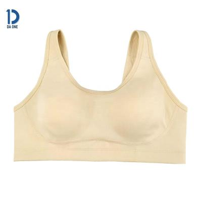 China Nude Molded Breathable And Comfortable Women's Soft Sports Bra Plus Size Affordable 0213 for sale