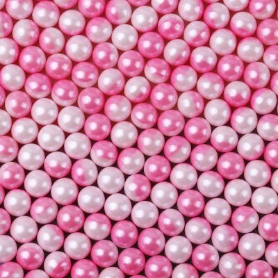 China Dazzling Double Colors Mixed Customized Item Famous Double Colors Mixed Mermaid Tears 7 MM Sugar Pearls Sprinkles Edible Cake Decoration for sale