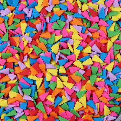 China Lovebakery Cake Sprinkles Candy Triangle Confetti Cake Decoration OEM/ODM Service Shelf Life 18 Months MOQ 10kg Artificial Color for sale