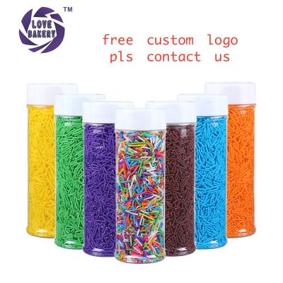 China Ice Cream Love Bakery 10 Colors Cookies / Cakes / Jimmies / Cupcake / Lollipop / Donut BRC CERT for Edible Ice Cream Chocolate Bakery Ingredients Sprinkles Cake Decorations for sale